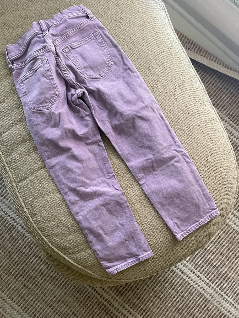 Gap kids 6 purple skinny jeans